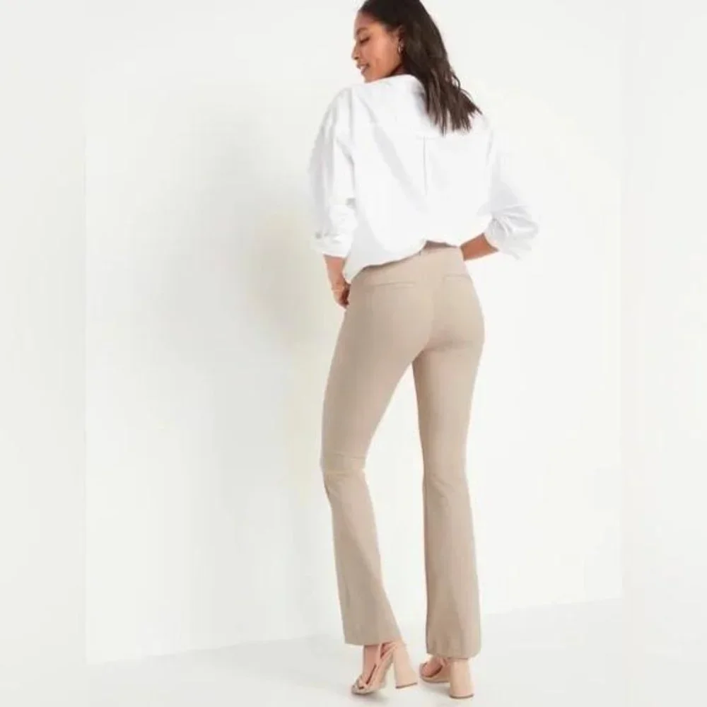 Old Navy High-Waisted Pixie Flare Pants for Women  New - Picture 2 of 5